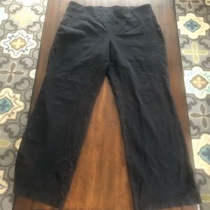 Black wide leg yoga pants